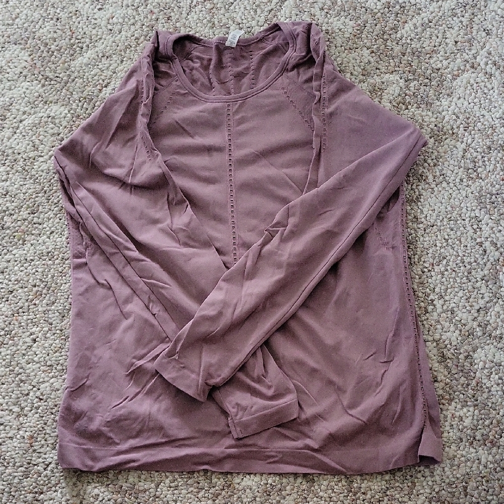 Athleta Dusty Purple Long Sleeve Sweatshirt
